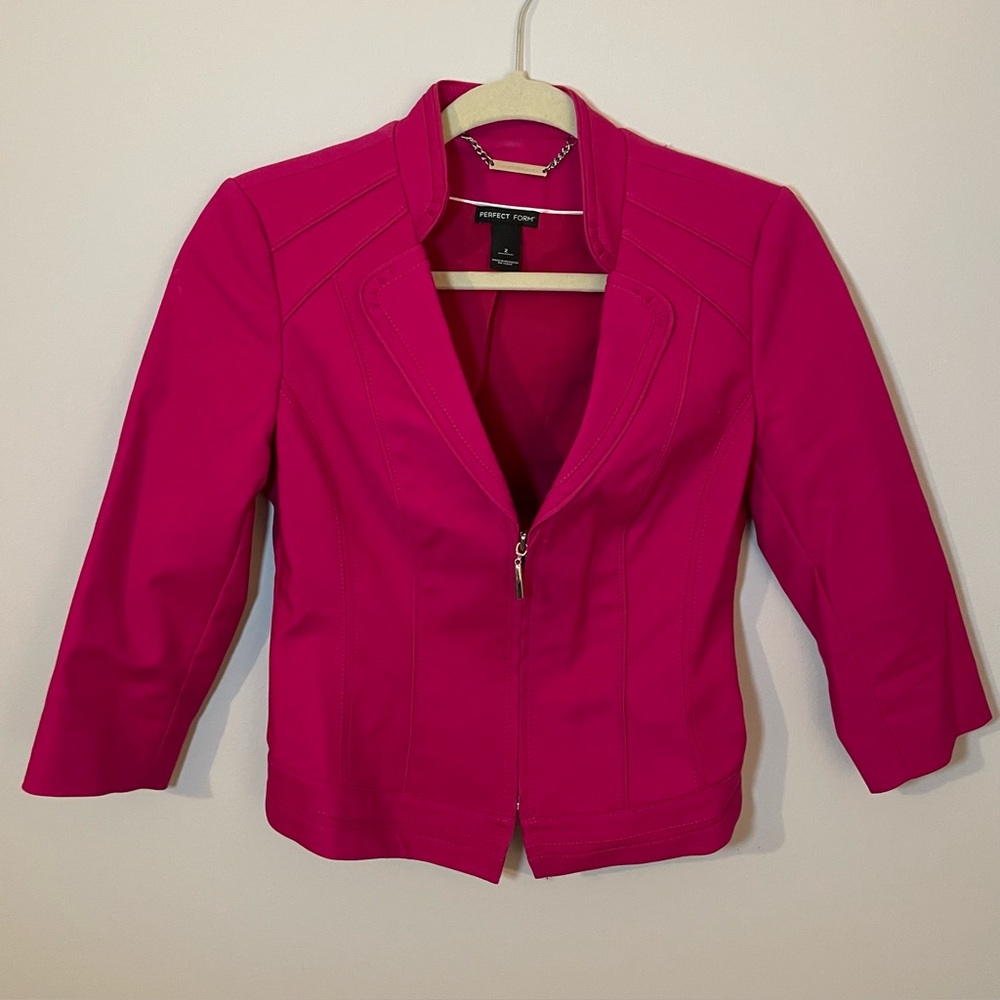 White House Black Market Women's Pink Blazer
